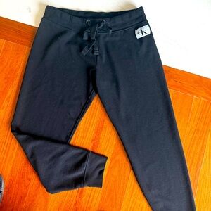 Calvin Klein Jeans Black Sweatpants Women jogger  Size M